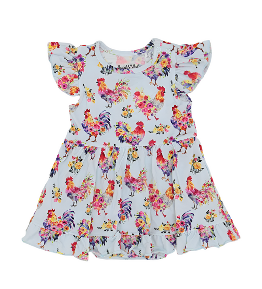 Cluckin' Cute Bodysuit Twirl