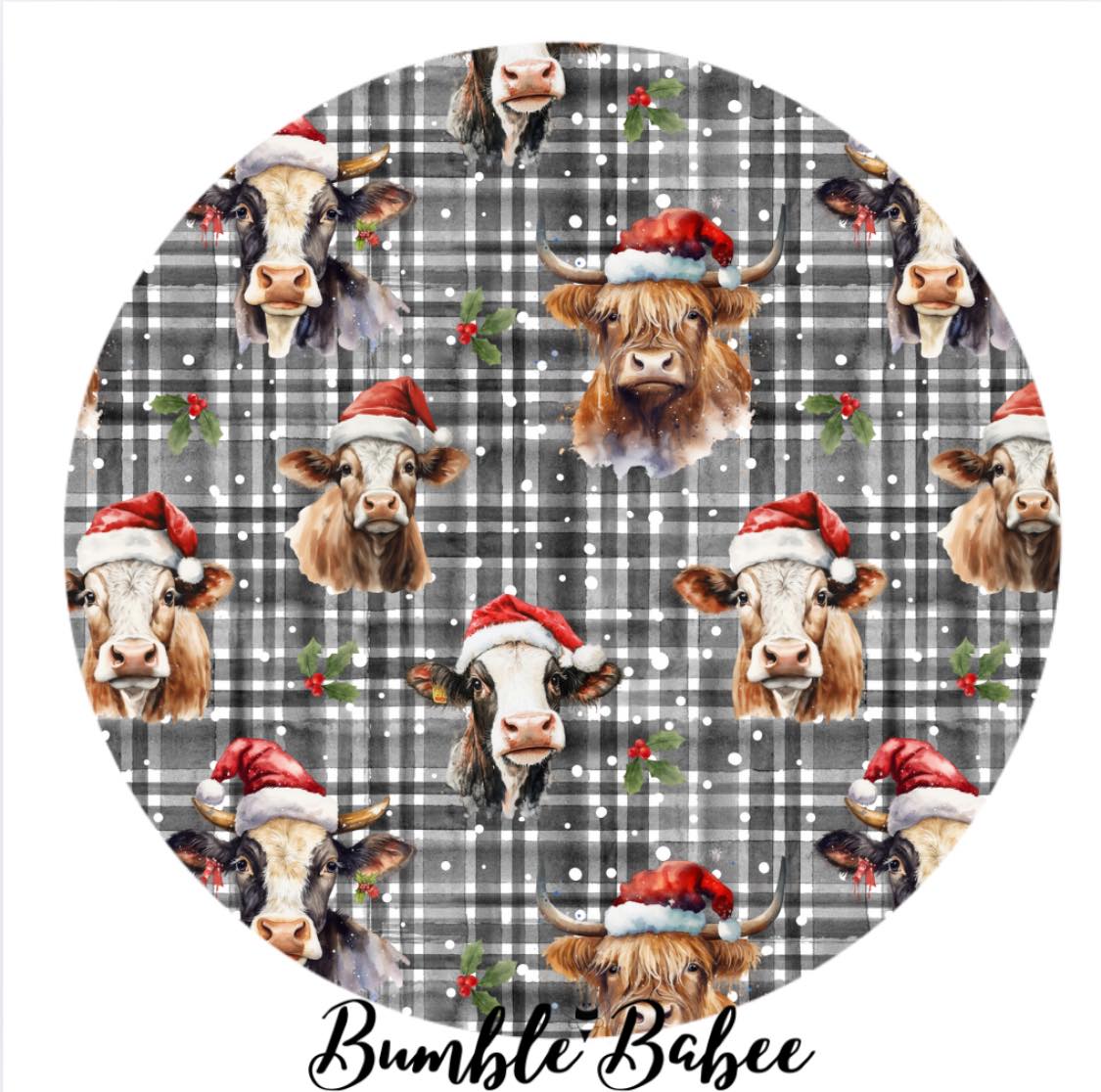 Christmas Cows Adult Joggers