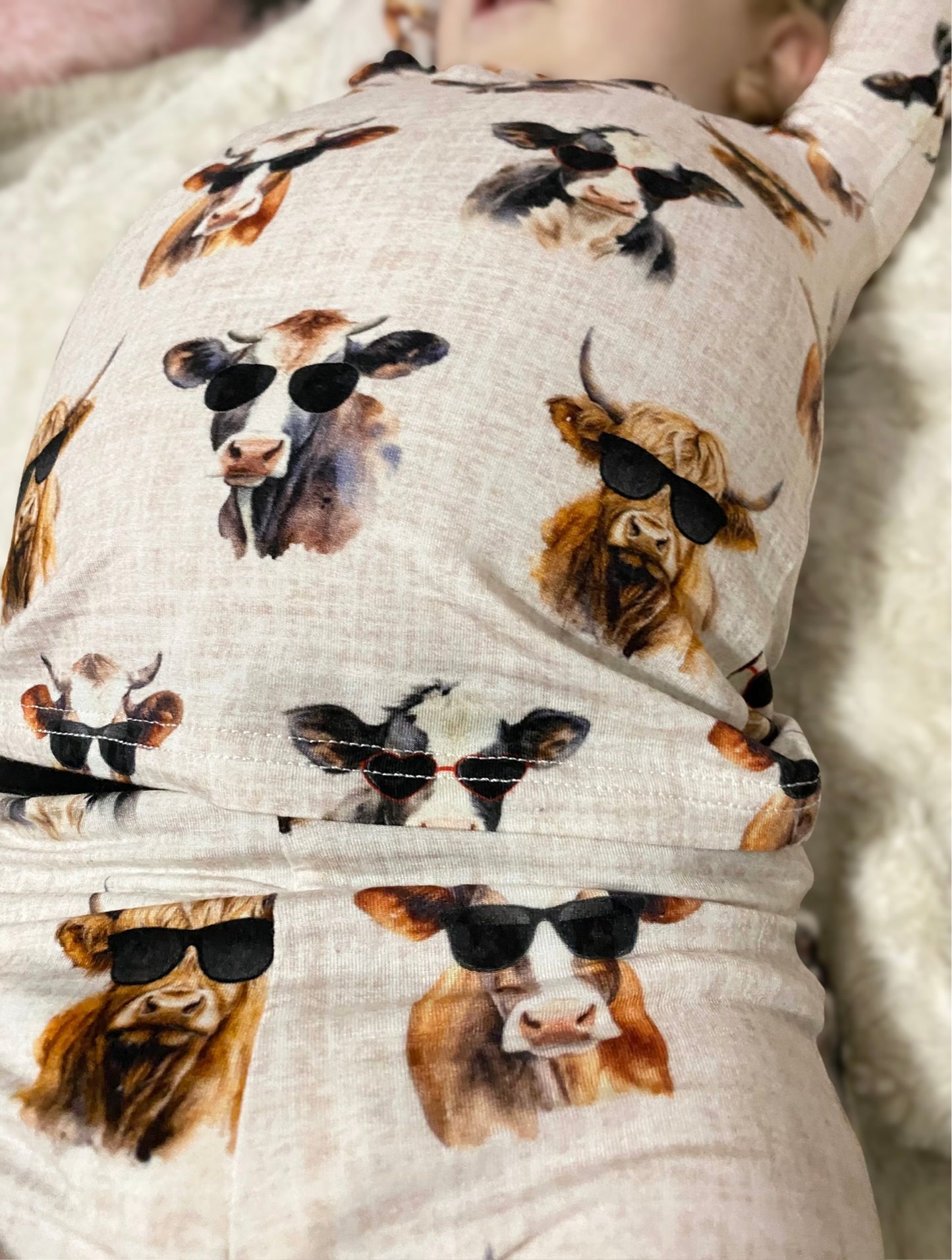 Cool Cows Pajama Set