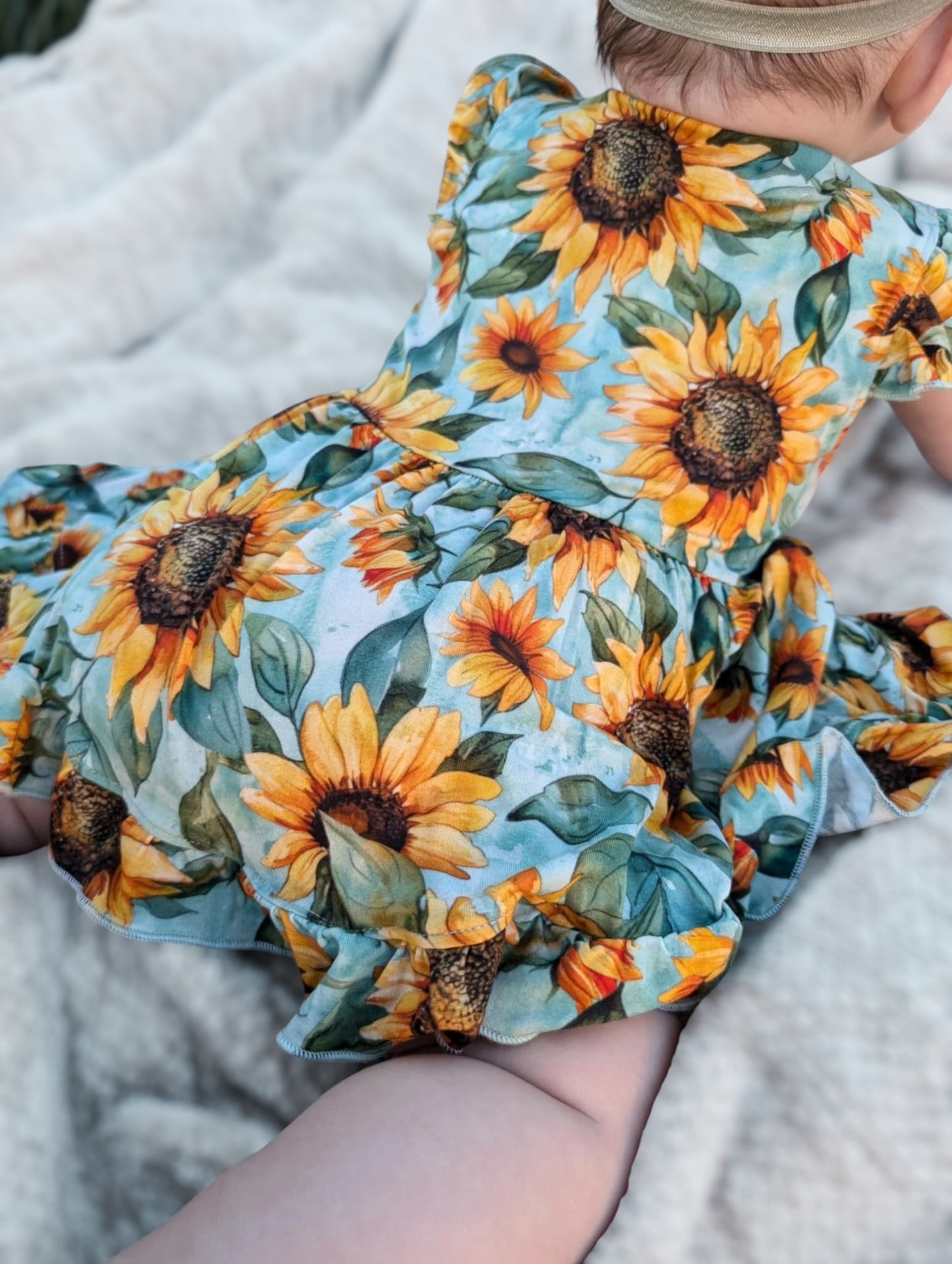 Sunflower Skies Bodysuit Twirl