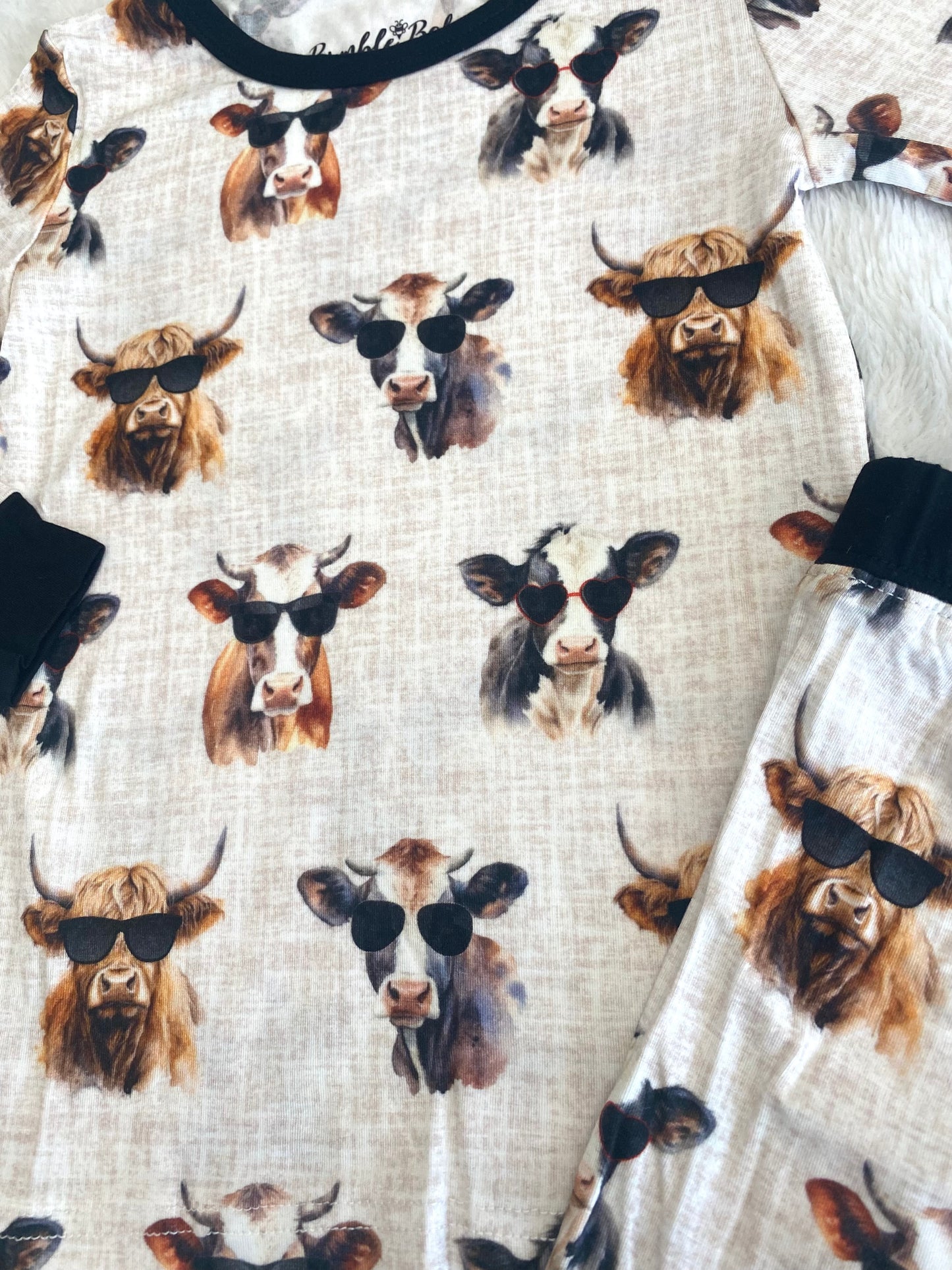 Cool Cows Pajama Set