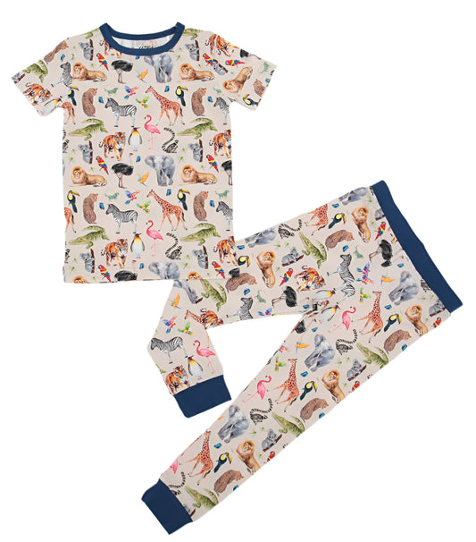 Sleepy Safari Pajama Set