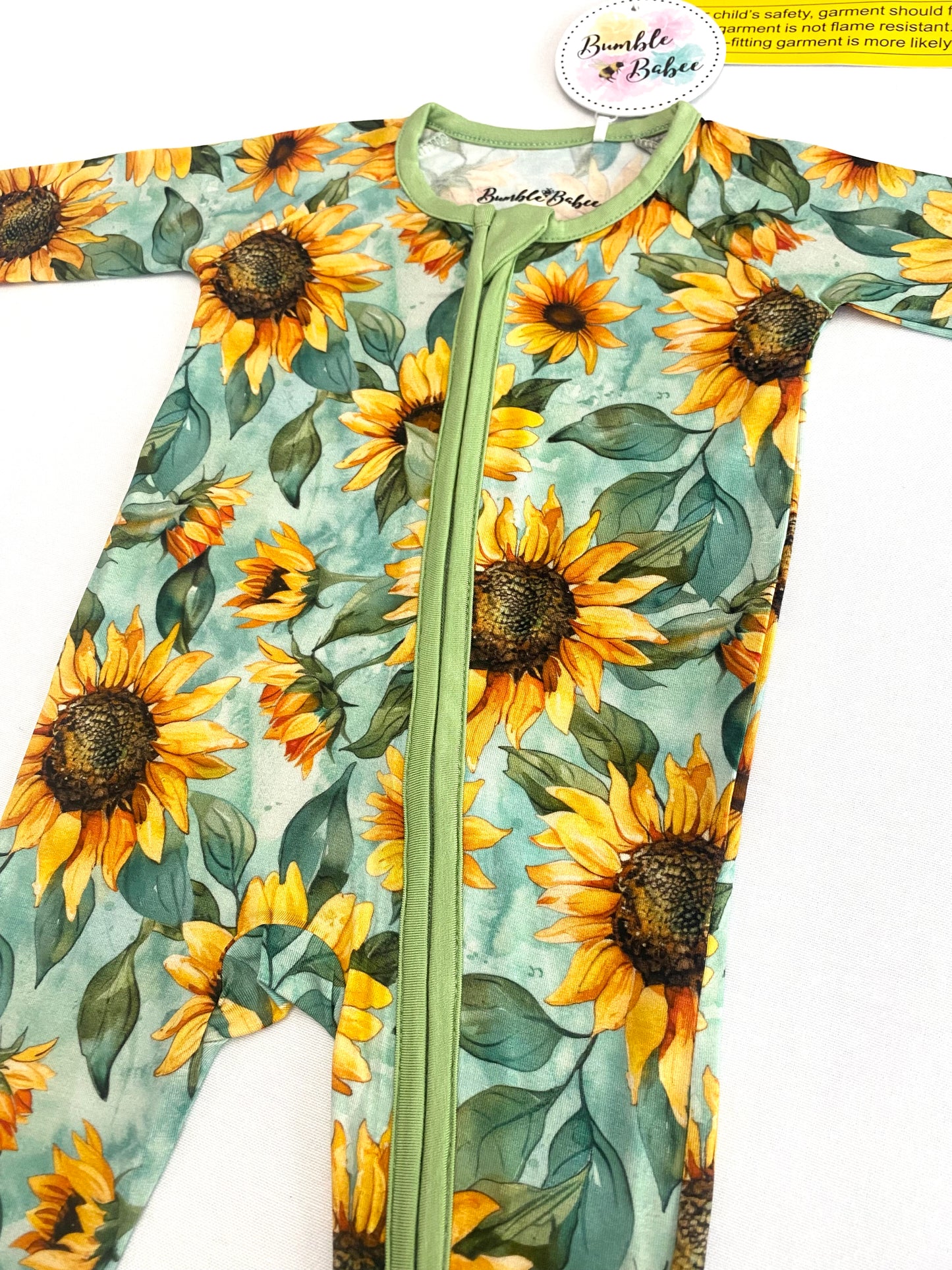 Sunflower Skies Convertible Footie