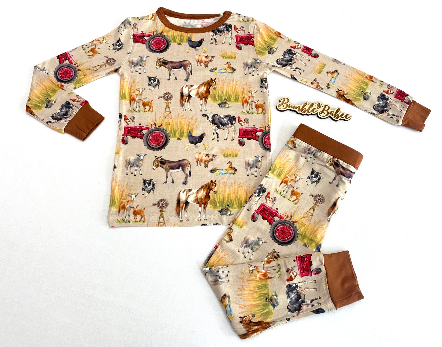 Farm Friends Pajama Set