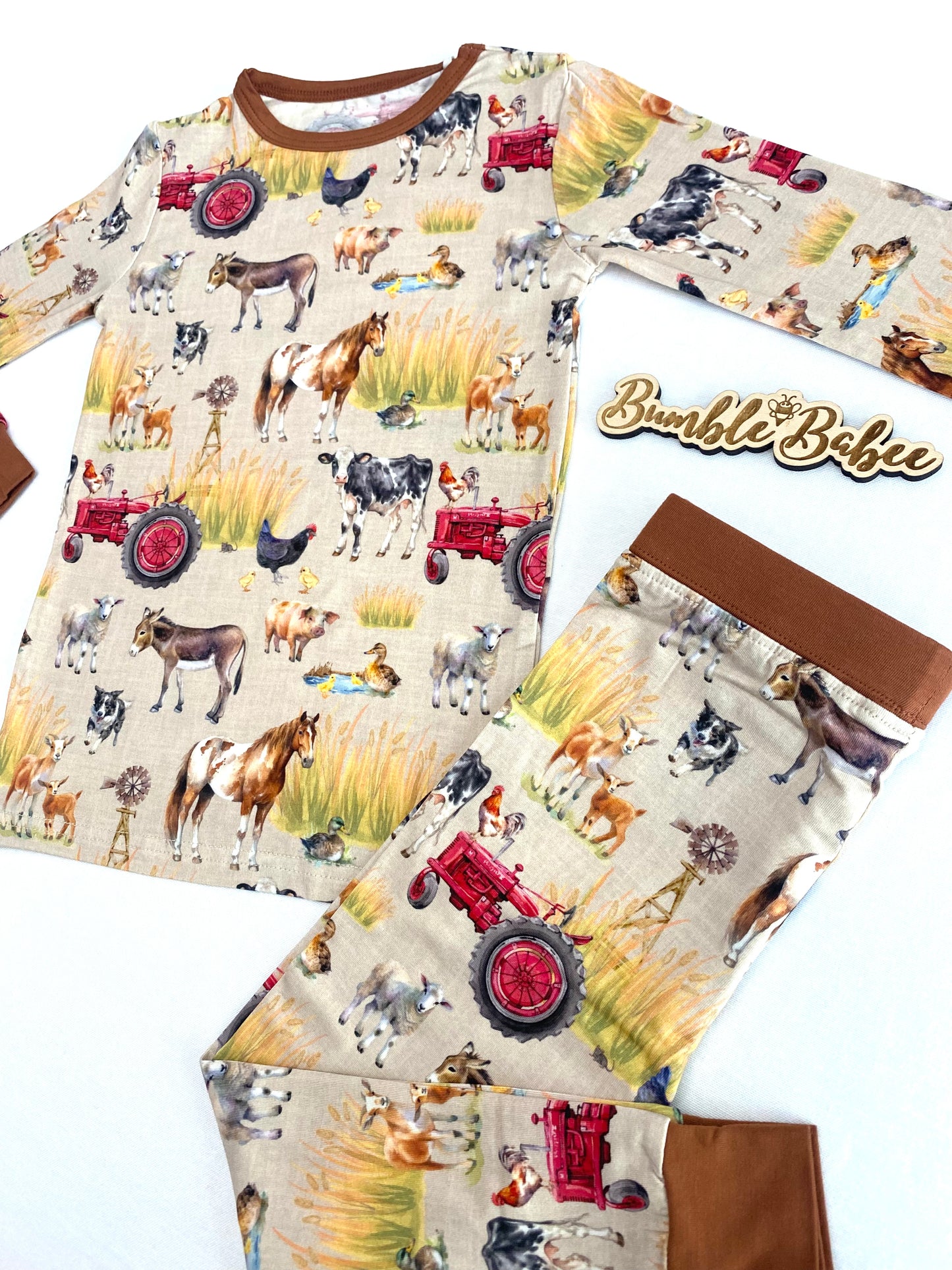 Farm Friends Pajama Set