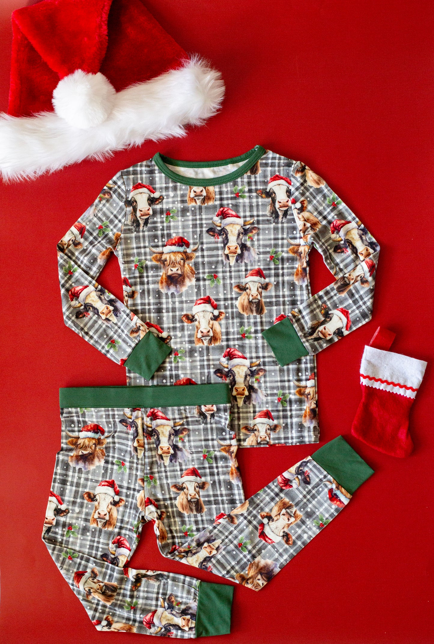 Christmas Cows Pajama Set