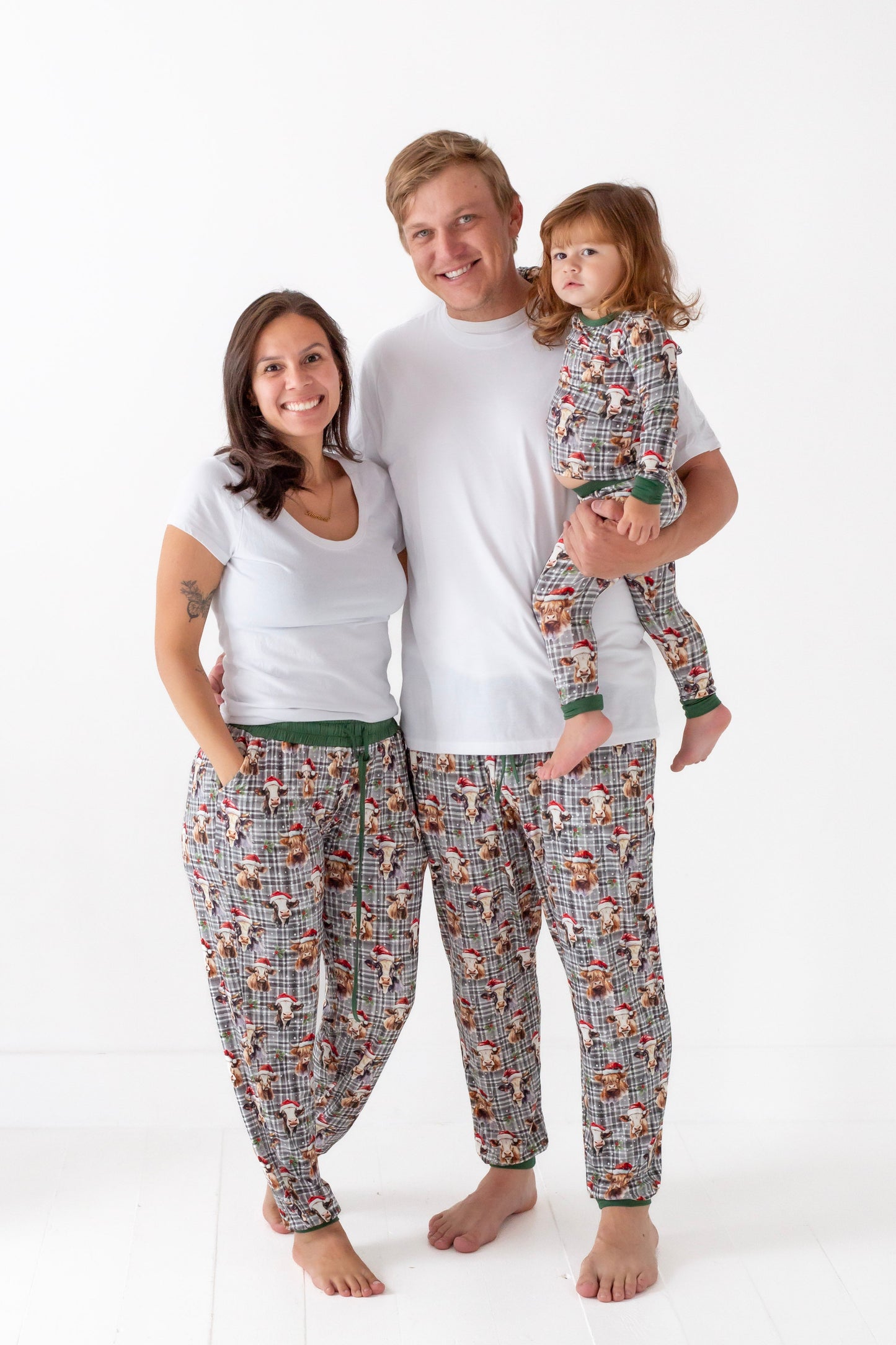 Christmas Cows Adult Joggers