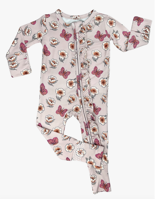Butterfly Kisses Convertible Footie